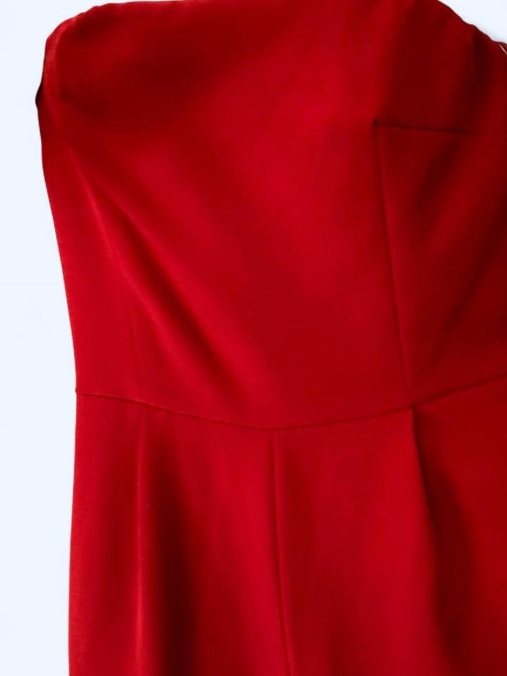 Express Red strapless romper 4